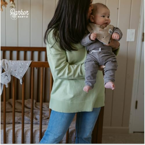 Image of Parker Baby Soft & Durable Fitted Baby Crib Sheets | Snug Fit for Standard Crib Mattresses | Machine Washable, Fade-Resistant & Modern Nursery Designs
