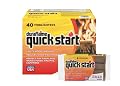 Duraflame Quick Start Firelighters, 40 Count (10 x 4 Packs) – Wax & Renewable Biomass Firestarters for Fireplace, Fire Pit, Campfire, Wood Stove – Fast & Easy Fire Starting