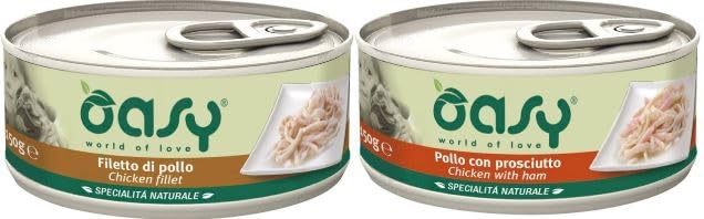 Oasy Specialità Naturale dog cane -misto 12 lattine - 150gr