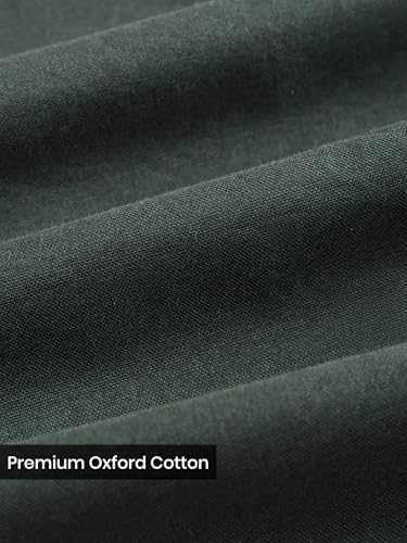 Image of Beyoung Oxford Cotton Shirt for Men | Premium Oxford Fabric | Regular Fit | Button-Down Collar