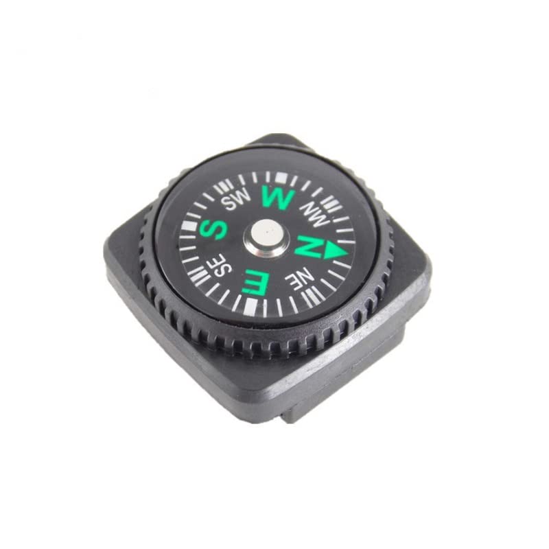 Accessoires de camping boussole à bouton mini sangle poche survie - 5
