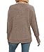 Heymiss Womens Long Sleeve Tops Cute Tunic Tops Fall Fashion Sweatshirts 2024 Khaki S