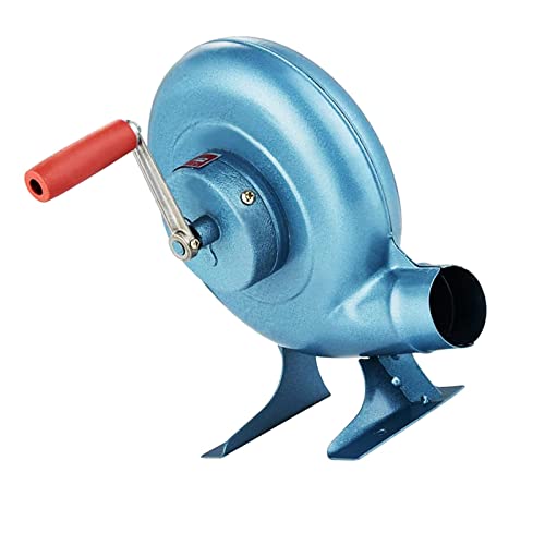 Extractor de Aire, soplador portátil de manivela para forja de Herrero - Soplador de Bomba, soplador de Hierro de manivela para forja de Herrero, soplador de Barbacoa, soplador Manual de oxí