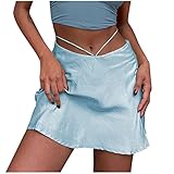 Falda de mujer de colores cómodos, ropa de moda midi con cremallera, vendaje sexy, básico, elegante, recortado, bandeau, camisola para mujer 70