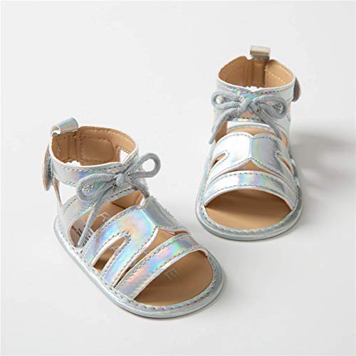 Infant Baby Girls Sandals with Princess Dress First Walker Shoes Baby Summer PU Leather Crib Shoes Beach Boys' Sneakers4