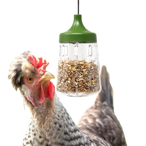 Image of Omlet Pendant Peck Toy | Interactive Slow-Feed Chicken Treat Dispenser | Boredom Busting Enrichment for Hens | Holds About 300g of Feed | Encourages Pecking & Foraging | Available in 2 Designs