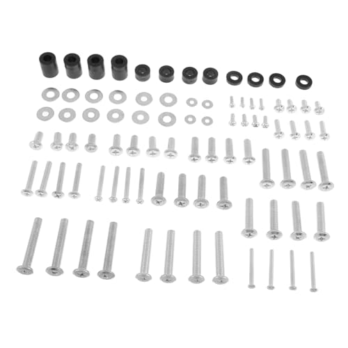 DOITOOL 88pcs Mount Hardware Kit Tv Wall Mount Screws Picture Hanging Hardware Television Replacement Parts Book Shelf Wall Anchor