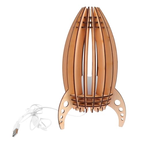 Lámpara de mesa OSALADI estilo cohete para dormitorio miniatura 1