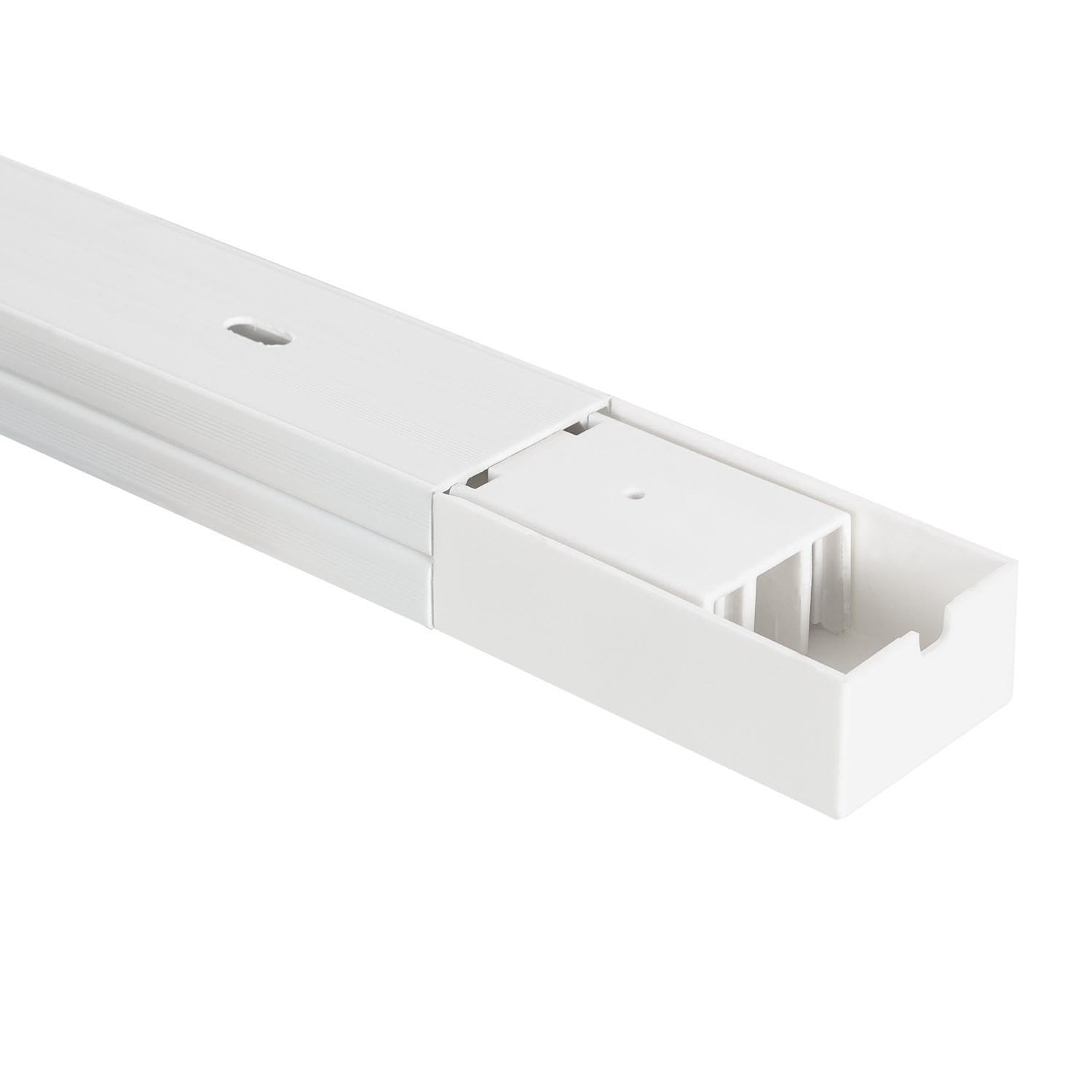 LEDKIA LIGHTING Carril Monofásico PC para Focos LED 2 Metros Blanco