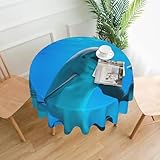 Résistante à l'eau et protection : fabriquée avec un tissu hydrofuge avancé, cette nappe de salle à manger protège vos meubles contre les déversements, les taches, l'huile et les rayures, idéale pour les dîners de vacances, les fêtes ou les repas de famille bien remplis.