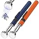2 Stk. Stabmagnet Extra Stark 8LB Orange und Blau Teleskop Magnetstab Ausziehbar 72cm Magnetheber Edelstahl Magnet Werkzeug Telescopic Magnetic Pick Up Tool für Reparaturen Montagen Täglichen Gebrauch