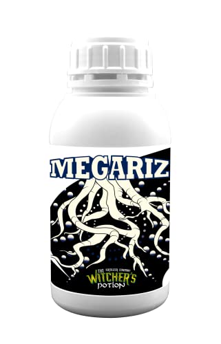 MEGARIZ - Witcher's Potion "Cannaboom" - Enraizante (500 ml) - Enraizante para Plantas – Estimulador de Raíces | Ideal para Esquejes, Trasplantes y Cultivo en Tierra o Hidroponía