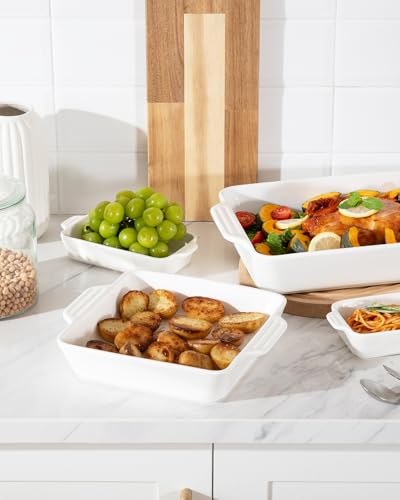 Save 35% on Sweejar Ceramic Bakeware Set of 4 Casserole Dishes - Image 5