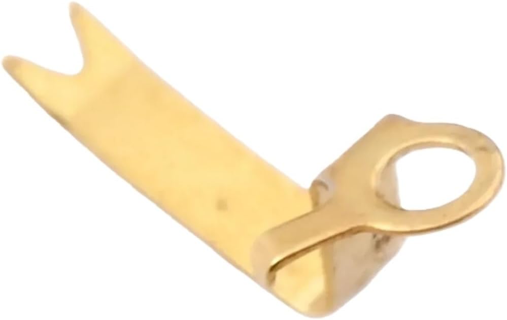 2 Sets Elastic Fixed Position Connect Plates, Short and Long Terminal Spring Clasps Watch Components