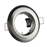 Faretto ad incasso portafaretto bianco tondo foro 60mm moderno orientabile supporto lampade GU10 GU5.3 | Leroy Merlin