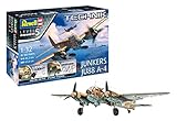 Revell GmbH 00452 – JUNKERS Ju88 A-4 1: 32 Escala Technik Modelo Kit, Incluye iluminación LED Set & Motores eléctricos