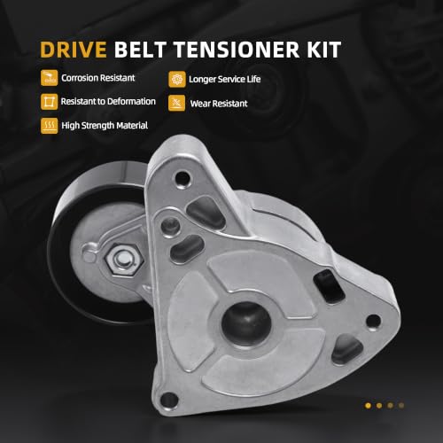 Image of Belt Tensioner Serpentine Belt Idler Pulley Kit Fit for Honda CR-V 2012-2014 L4 2.4L - GAS, OE#38278, 38278M, 36769