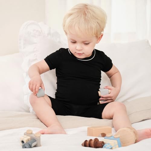 Image of pureborn Baby Pajamas Set Toddler Snug Fit Cotton Sleepwear 2pcs 12M-7Y