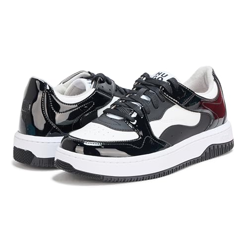Image of Hugo Mens Back Logo Lace Up Sneakers