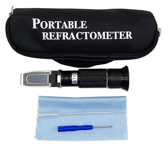 Sper Scientific 300080 Wine Making Refractometer - 0 to 25% with ATC - Alcohol & Sugar Concentration Measurement for Wine, Vodka, Whiskey, and More