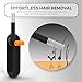 Epilady Precision Coil Tweezer, Manual Facial Hair Remover for Women, Stainless Steel Spring Hair Removal Tool for Upper Lip, Chin & Face, Ergonomic One-Handed Design