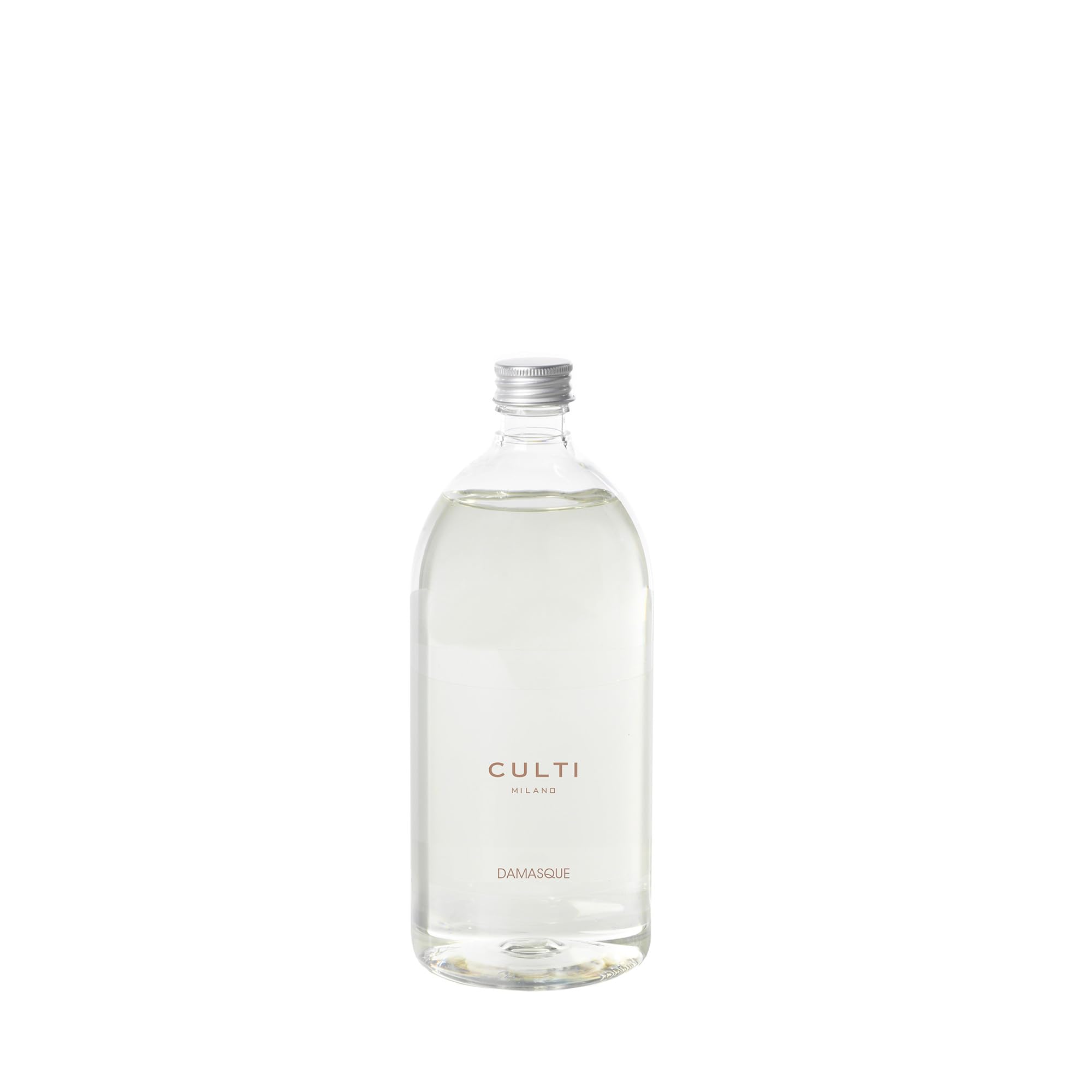Culti Refill Bottle Damasque en Verre Transparent Recharge pour diffuseur Parfum épicé Contenance 1000 ML PREREFDAM1000MTRA0000