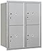 Salsbury Industries 3710D-4PARP 4C Horizontal Mailbox, Aluminum