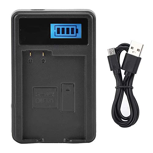 Cargador de batería EN-EL15 con pantalla LCD SEIVI para cámaras D800 D750 D7000 5
