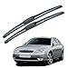 DHWUIASF Escobillas De Limpiaparabrisas Delanteras De Coche Cepillos U Tipo J Gancho para Ford para Mondeo MK3 2001 2002 2003 2004 2005 2006 2007 Accesorios