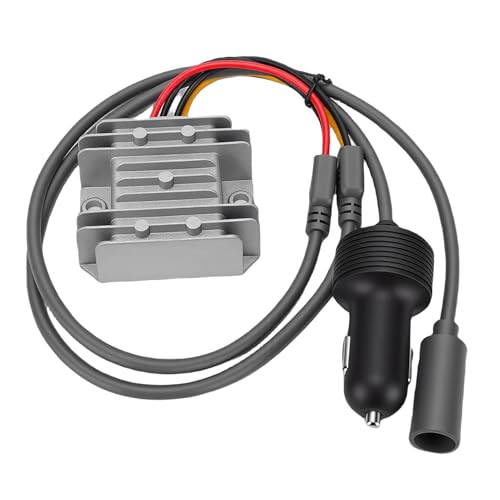 EIMSOAH Dish Step Up Converter Estable 30V 3.5A Salida Adaptador de Fuente de Alimentación para Automóvil Cable Largo 105W para Equipos Satelitales