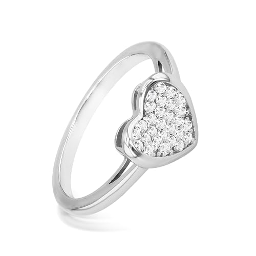 Bague cœur argent femme Tuscany Silver le cadeau romantique idéal