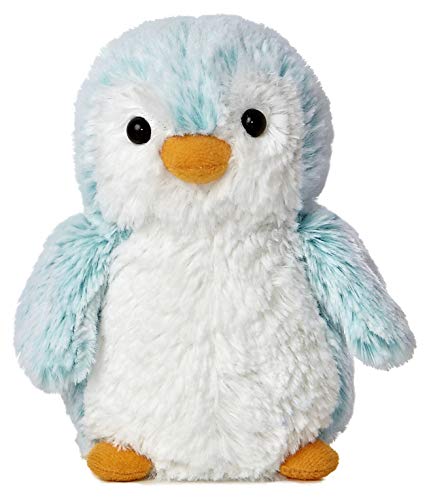 Aurora® Playful Pompom Penguin™ Brights Stuffed Animal - Vibrant Companions - Endless Fun - Blue 6 Inches #TOP3