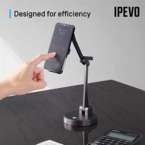 Espace travail multi-écrans stable grâce au support iPhone Ipevo Uplift - 7