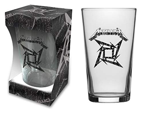 Metallica Drinking Glass Black Album