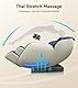 Real Relax massagesessel ganzkörpermassage mit wärmefunktion, Zero Gravity 3D-Robotische Hände SL Track Shiatsu-massagestuhl mit Liegefunktion und Rückenheizung, Body Scan, Bluetooth, Fußrolle, Blau