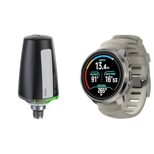 SUUNTO Ocean Steel Schwarz + TANKPOD Multi