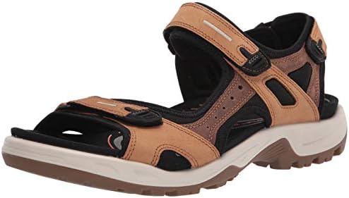 ECCO Men's Yucatan Sport Sandal, Lion/Camel, 6-6.5