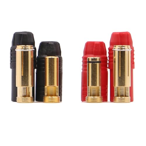 HUTIANSN For Amass AS150 Male Female Anti Spark Connector 7mm Gold Plated Banana Plug Set for RC Battery ESC Drone Car Boat