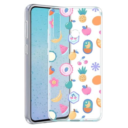 YonderYM Compatible con Huawei P Smart+ 2019 Funda, Antigolpes Carcasa, Anti-Amarillo, Antiarañazos Case protección contra caídas Silicona Ligera Delgada Motive16