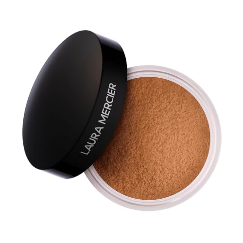 Laura Mercier Translucent Loose Setting Powder, 24HR Shine Control, Infused with Vitamins C + E, Soft Matte Finish, Normal to Oily Skin, 4 Shades for Virtually All Skin Tones, Holiday Gift Set