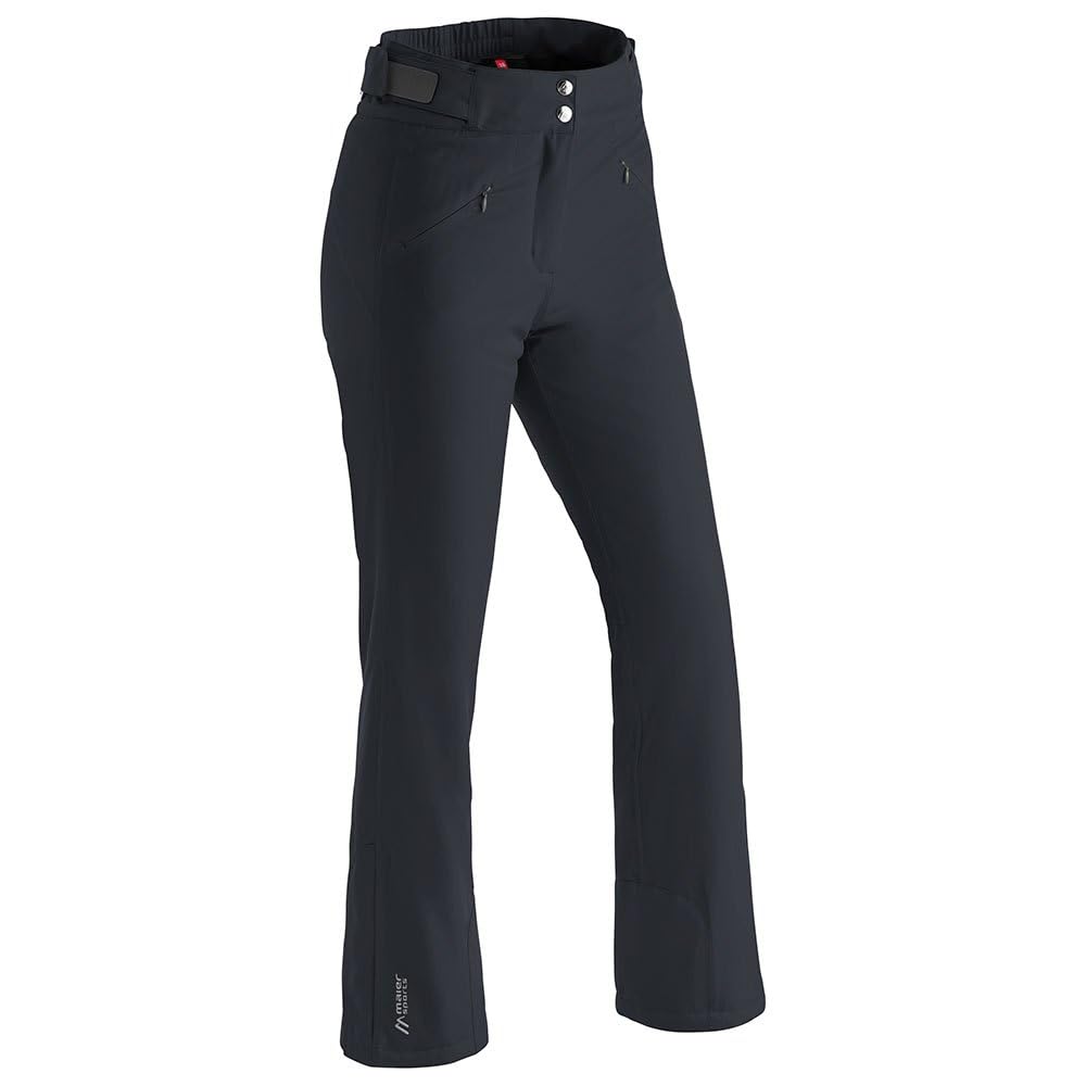 Maier Sports Allissia Slim, Enganliegende Damen Skihose, wasserdichte Schneehose, Stretchmaterial und Verstellbarer Bund, PFC-frei, mTHERM Wattierung & mTEX Wetterschutz