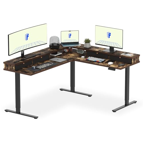 FLEXISPOT 71 L-Shaped Electric Standing Desk