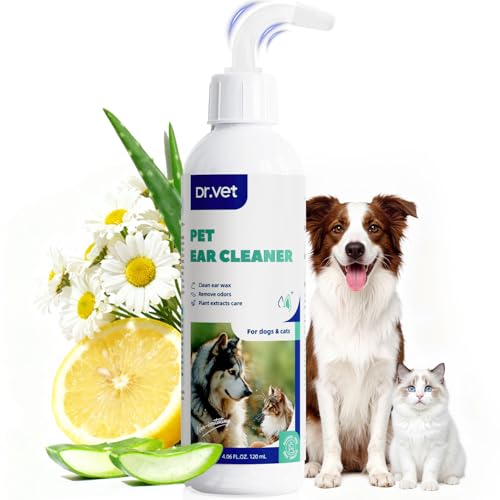Dog Ear Cleaner Solution– Soft Nozzle Ear Treatment for Dogs