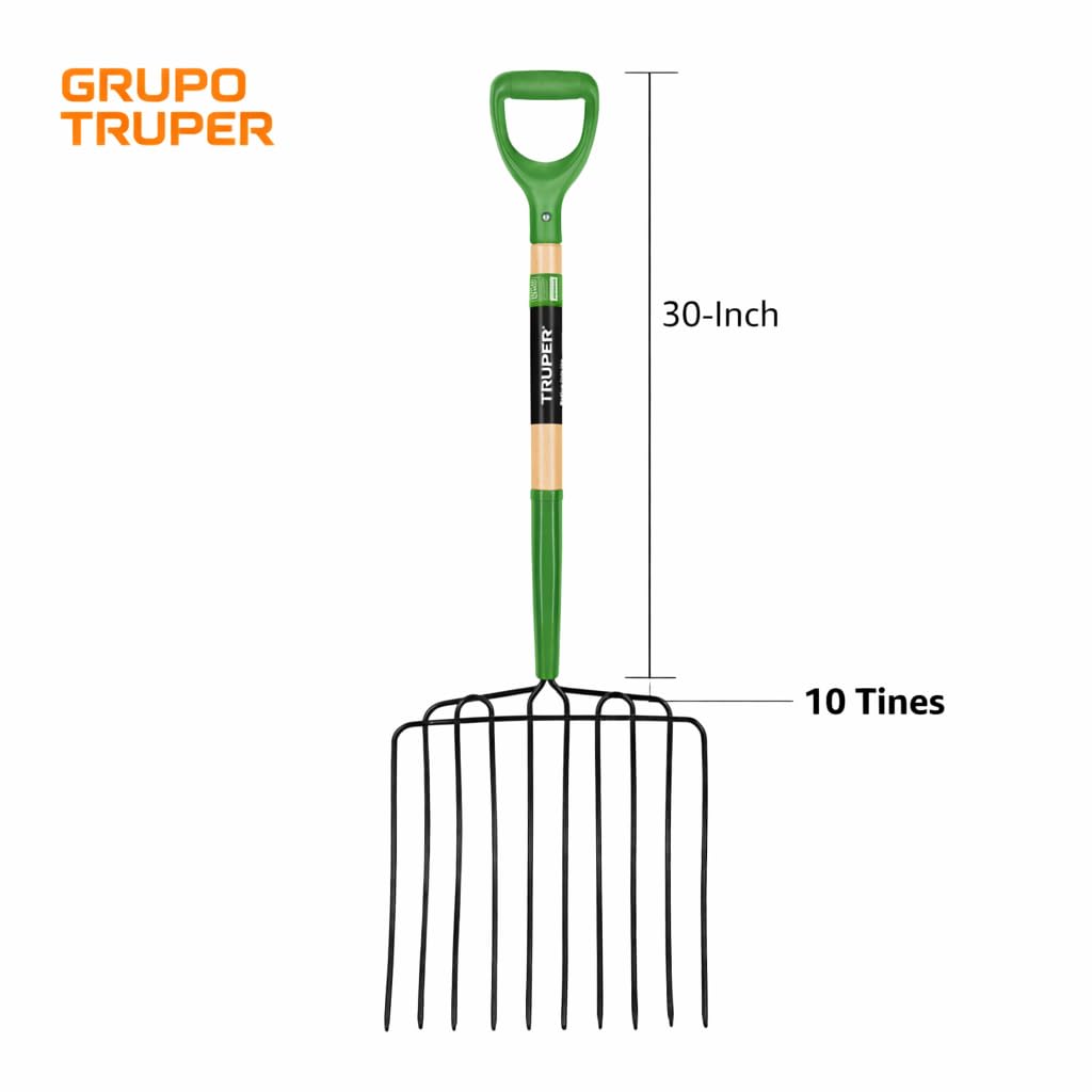 Truper Tru PRO 137,2 cm forcone 3-Tine, 76.20 cm