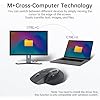 Rapoo MT760 Multi-Device Wireless Mouse, Bluetooth 5.0 and 2.4G Multi-Mode Connection, Up to 4 Devices, 11 Programmable Buttons, 4K DPI, 90 Days Battery Life, PC, Matte Black