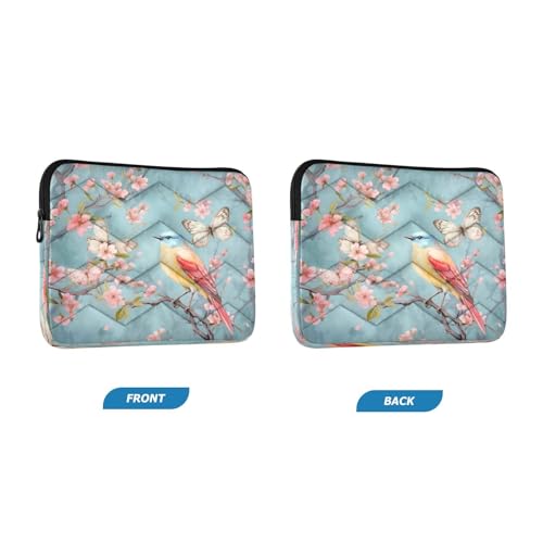 Funda para portátil 13-14 pulgadas impermeable con diseño de pájaro miniatura 2