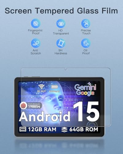Protector de pantalla vidrio templado 9H para tablet TABWEE T80 miniatura 2