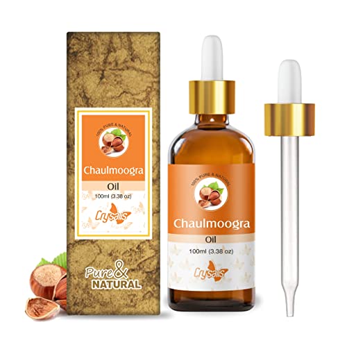 Image of Crysalis Chaulmoogra Oil 100 ml (3.38 fl oz) - Rare Cold Pressed Carrier Oil for Specialist Skincare & Traditional Formulations