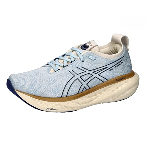 ASICS Nimbus 25 Straßenlaufschuhe für Frauen Orange Weiß 37 EU