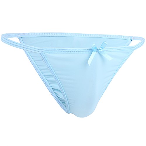 Mens Soft Stretchy Low Rise Bulge Pouch Bikini Briefs Thongs Lingerie Underwear2